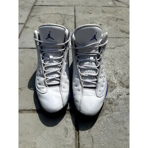 Size 12.5 Air Jordan 13 Hyper Royal White Retro - Great Condition